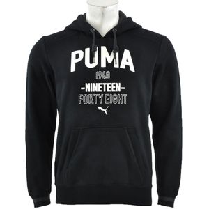 Puma - Style ATHL. Hooded Sweat FL - Grijze Hoodie - M
