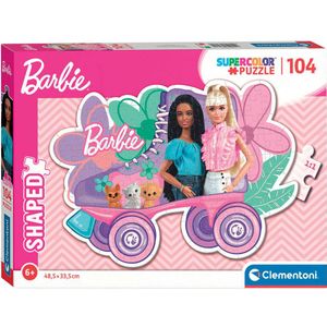 Kleurrijke Barbie Rolschaats Puzzel (104 stukjes)
