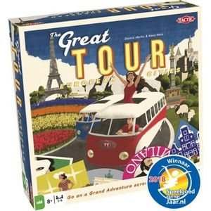 Tactic spel The great tour, ga met de bus op avontuur in Europa