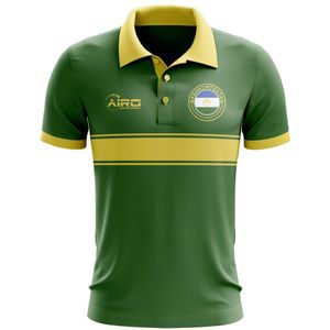 Bashkortostan Concept Stripe Polo Shirt (Green)