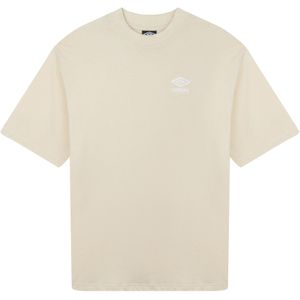 Umbro Dames/Dames Core Oversized T-shirt (XL) (Biscotti/Wit)