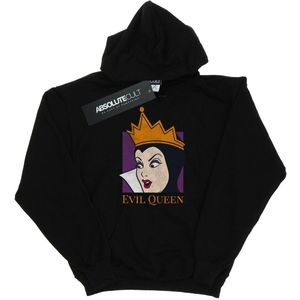 Disney Heren Evil Queen Cropped Head Hoodie (M) (Zwart)