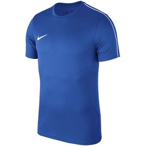 Nike - Dry Park 18 SS Top Jr - Blauw voetbalshirt JR - 158 - 170