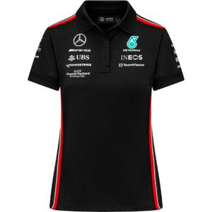 2023 Mercedes-AMG Team Polo Shirt (Black) - Ladies