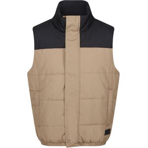 Regatta Heren Hawfinch Baffled Gilet (XXL) (Goud Zand/Zwart)