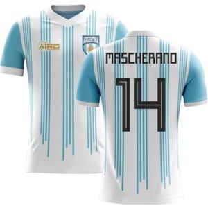 2022-2023 Argentina Home Concept Football Shirt (Mascherano 14)