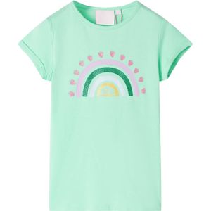 Kindershirt 104 felgroen