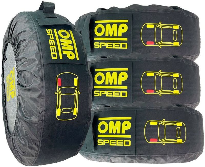 Tyre cover set OMP Speed (4 Stuks) (32 cm)