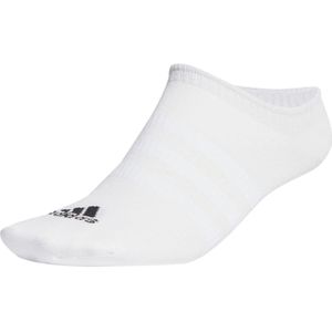 Adidas Dun en licht 3 paar sokken onzichtbaar/sneaker, wit/zwart, Xs