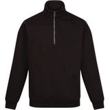 Regatta Heren Pro Quarter Zip Sweatshirt (S) (Zwart)