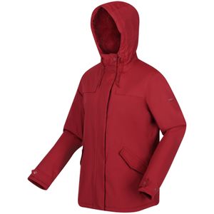 Regatta Dames/Dames Bria Faux Fur Lined Waterproof Jacket (44 DE) (Donkere Khaki)