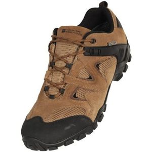 Mountain Warehouse Heren Wulpen Waterdichte Suède Wandelschoenen (42 EU) (Donker Beige)