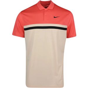 Nike Heren Victory Colour Block Dri-FIT Polo Shirt (L) (Magic Ember/Artic Orange/Black)