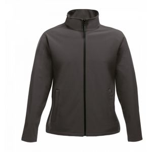 Regatta - Dames Ablaze Printable Softshell Jas (42 DE) (Grijs/Zwart)