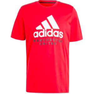 Adidas Manchester United Fc 23/24 Dna Graphic Short Sleeve T-shirt Rood L