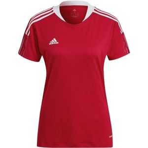 adidas - Tiro 21 Training Jersey Women - Rood Voetbalshirt - L