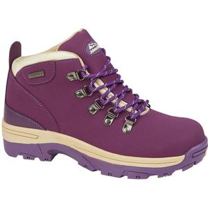 Johnscliffe Dames/dames Trek lederen wandelschoenen (37 EU) (Paars/Goud)