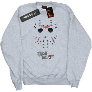 Friday 13th Heren Jason Hockey Masker Sweatshirt (XL) (Sportgrijs)