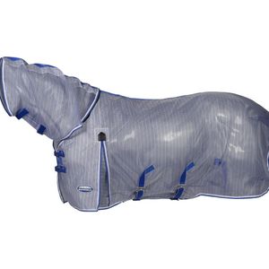 Weatherbeeta Comfitec Ripshield Plus Combo Nek Ultra Buikband Paarden Turnout Deken (190,5cm) (Wit/blauw)