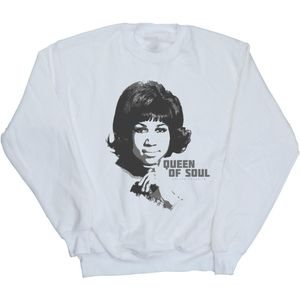 Aretha Franklin Meisjes Queen Of Soul Sweatshirt (116) (Wit)