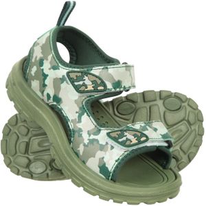 Mountain Warehouse Camouflage sandalen voor jongens (11 UK Child) (Groen)