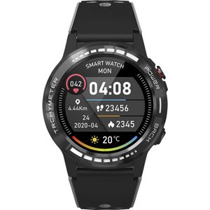 Prixton Unisex SW37 Smart Watch voor volwassenen  (Massief zwart)