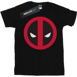 Marvel Heren Deadpool Groot Schoon Logo T-Shirt (M) (Zwart)