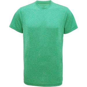Tri Dri Mens Korte Mouwen Lichtgewicht Fitness T-Shirt (M) (Groene Melange)