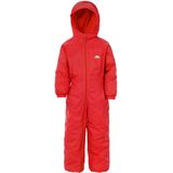 Trespass Kids Unisex Dripdrop Gewatteerd Waterdicht Regenpak (116) (Signaal Rood)