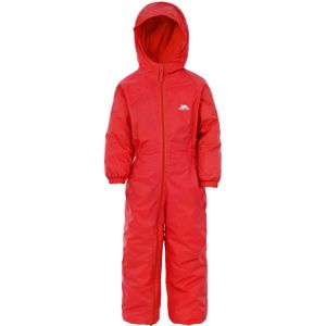 Trespass Kids Unisex Dripdrop Gewatteerd Waterdicht Regenpak (116) (Signaal Rood)