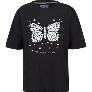 Regatta Dames/Dames Christian Lacroix Bellegarde Vlinder T-Shirt (38 DE) (Zwart)