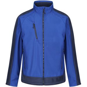 Regatta Herencontrast 3-lagige Softshell Full Zip Jacket (S) (Lichtblauw/zwartblauw)