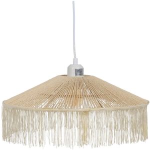 Plafondlamp Beige Papier Ijzer 220-240 V 41 x 41 x 17 cm