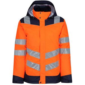 Regatta Pro Thermogen Hi-Vis verwarmde jas voor volwassenen (3XL) (Oranje/Zwaar)