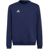 adidas - Entrada 22 Sweat Top Youth - Kids Blauwe Sweater - 140