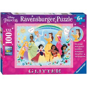 Disney Princess Glitterpuzzel (100 stukjes)