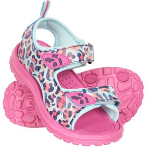 Mountain Warehouse Sandalen met dierenprint voor meisjes (9 UK Child) (Roze)