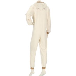 Apollo - Onesie dames - Beren onesie - Beige - Maat L/XL - Onesie volwassenen - - Onesie volwasssenen vrouwen pyama