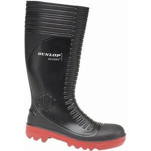 Dunlop Acifort A252931 Ribbed Full Safety Wellington / Herenlaarzen (45 EUR) (Zwart)