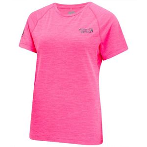 Women's Pink Short Sleeved Running Top