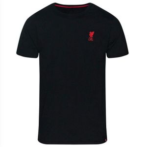 Liverpool FC Heren t-shirt (XXL) (Zwart)