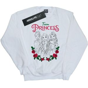 Disney Princess Dames/Dames Bloemen Team Sweatshirt (L) (Wit)