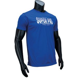 Super Pro Combat Gear Dryfit T-shirt Stripes S, blauw - wit