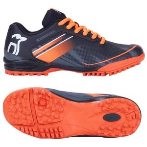 Kookaburra Heren 2022 Neon Hockeyschoenen (33 EU) (Zwart/Oranje)