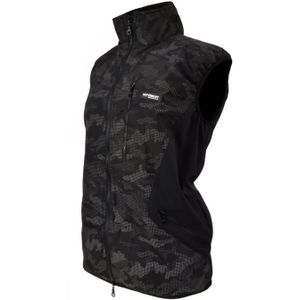 Whitaker Dames/dames Sydney Camo Gilet (XS) (Zwart)