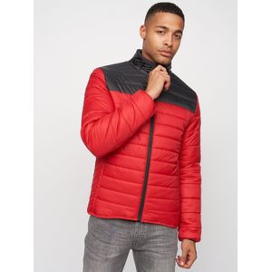 Crosshatch Heren Presnell jas met hoge hals (XXL) (Rood)