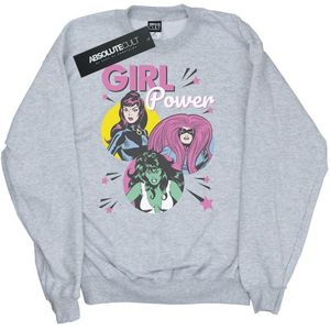 Marvel Comics Girl Power Heren Sweatshirt (L) (Sportgrijs)
