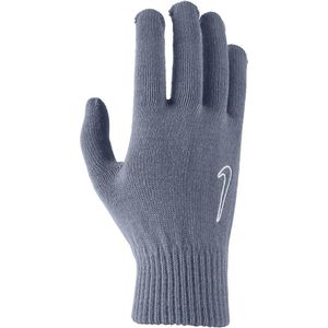 Nike Unisex gebreide winterhandschoenen voor volwassenen (S-M) (Leisteen)