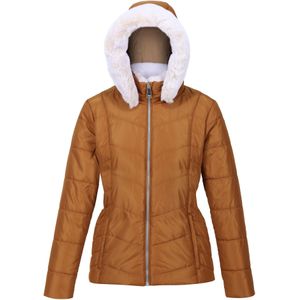 Regatta Dames/Dames Wildrose Gewatteerd Hooded Jacket (42 DE) (Rubber)