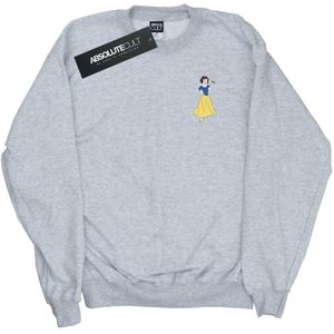 Disney Princess Dames/Dames Sneeuwwit Borst Sweatshirt (M) (Heide Grijs)
